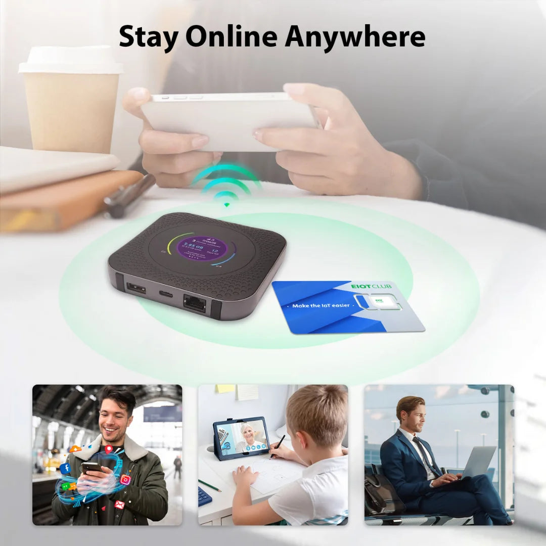 EIOTCLUB Unlimited Data IoT SIM Card USA Coverage 30 Day