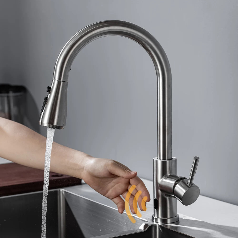 DQOK Smart Touchless Kitchen Faucet Infrared Sensor