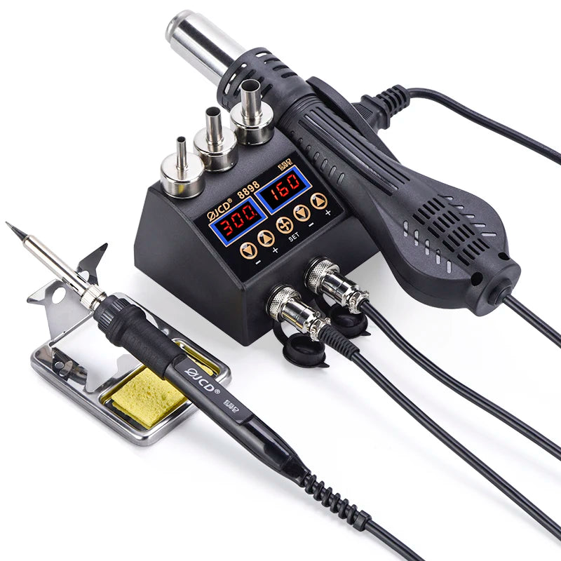 JCD 8898 750W Soldering Station 2 In 1 LCD Display