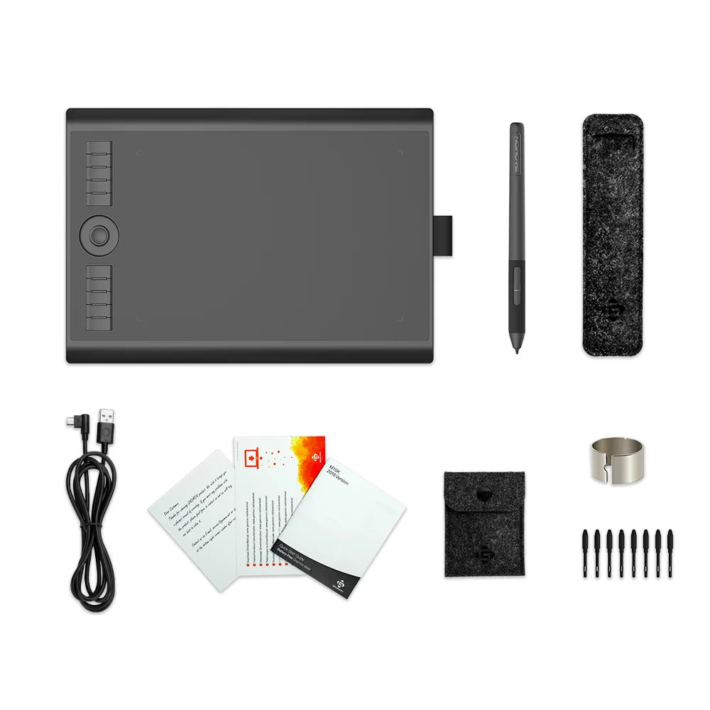 GAOMON M10K Pro 10x6.25 Pen Tablet 8192 Stylus OTG Support