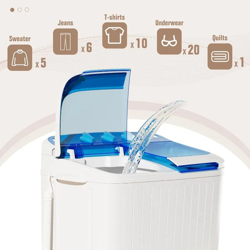 Intergreat Portable Washer And Dryer Twin Tub Laundry