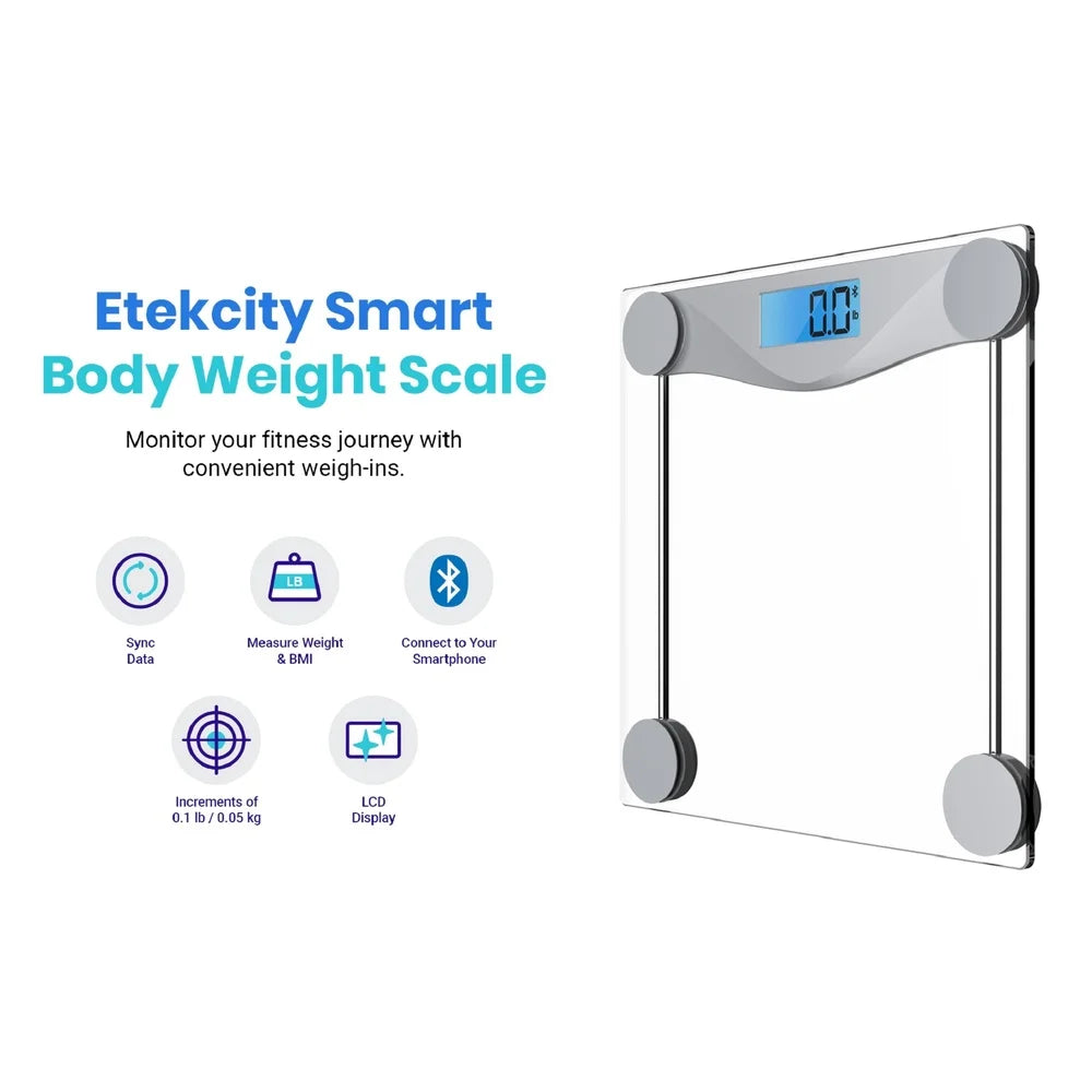 Smart Bluetooth Body Fat Scale With LCD Display Baby Mode