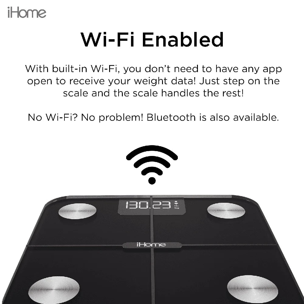 Smart WiFi Digital Body Weight Scale With BMI And 14 Metrics