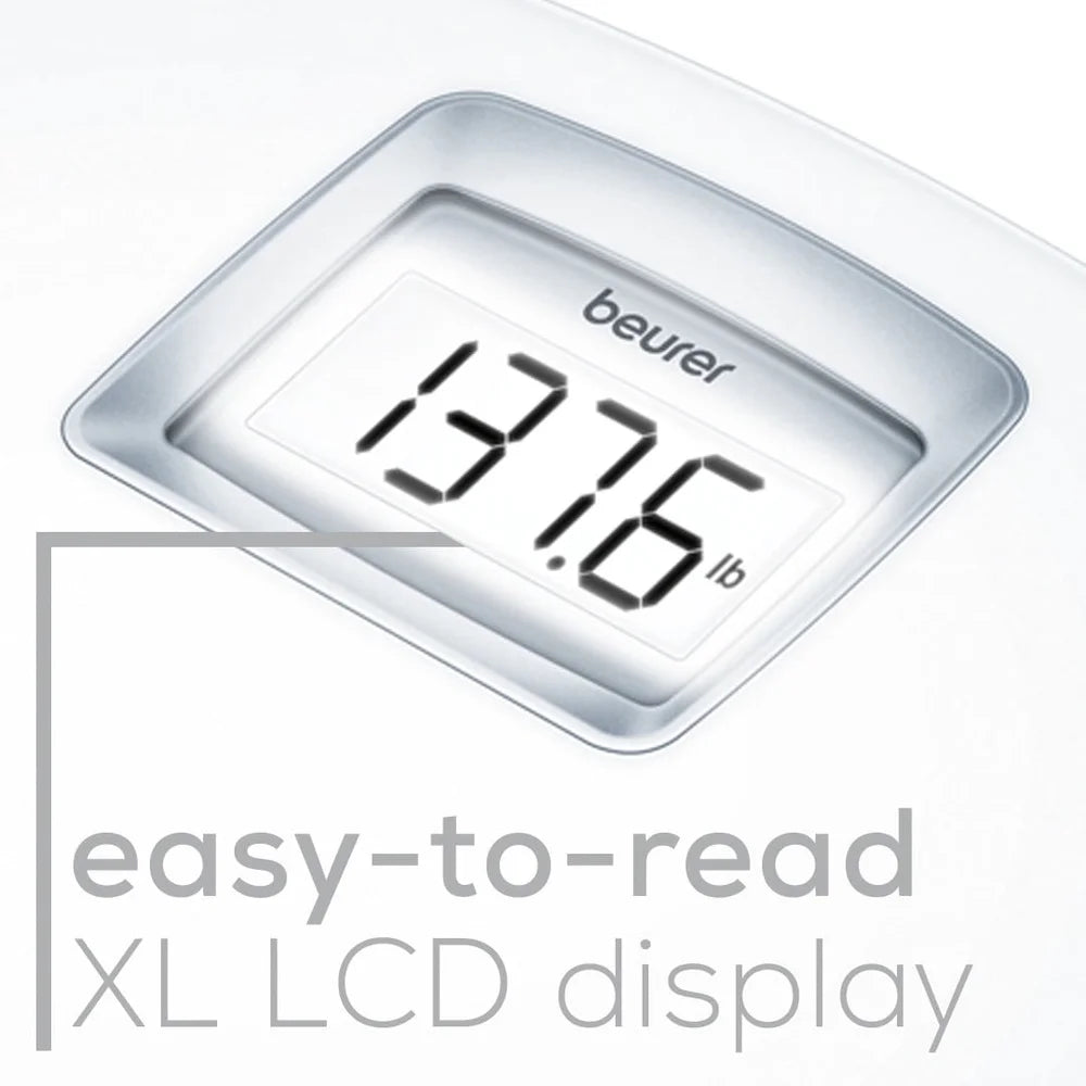 Smart Accurate Bathroom Scale LCD Display 400 Lb Capacity