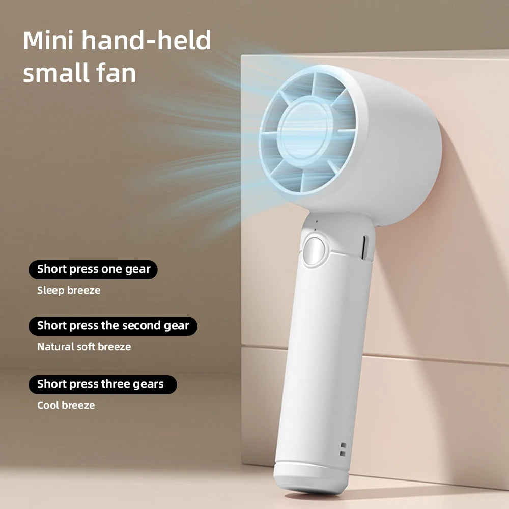 OIMG USB Rechargeable Handheld Electric Cooling Fan