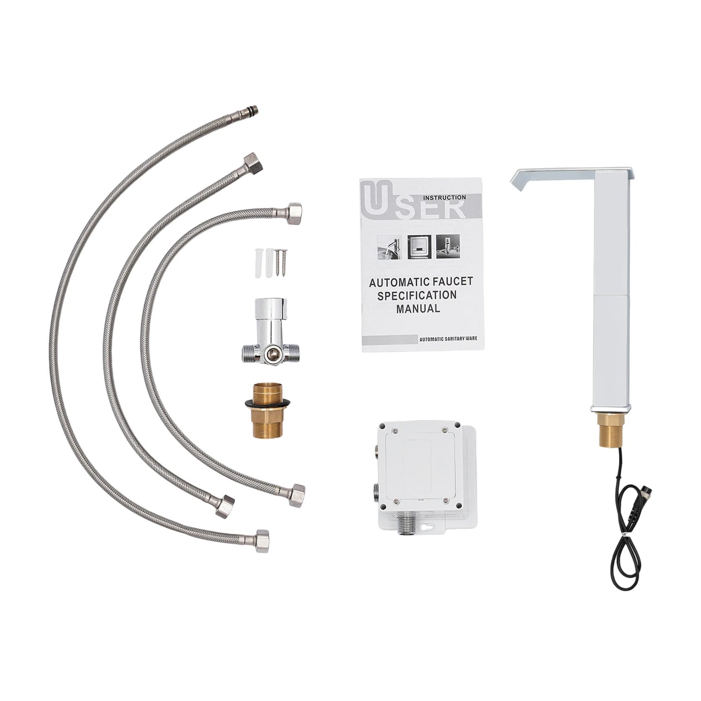 Hign-concerned Touchless Faucet With Waterfall Spout Temp