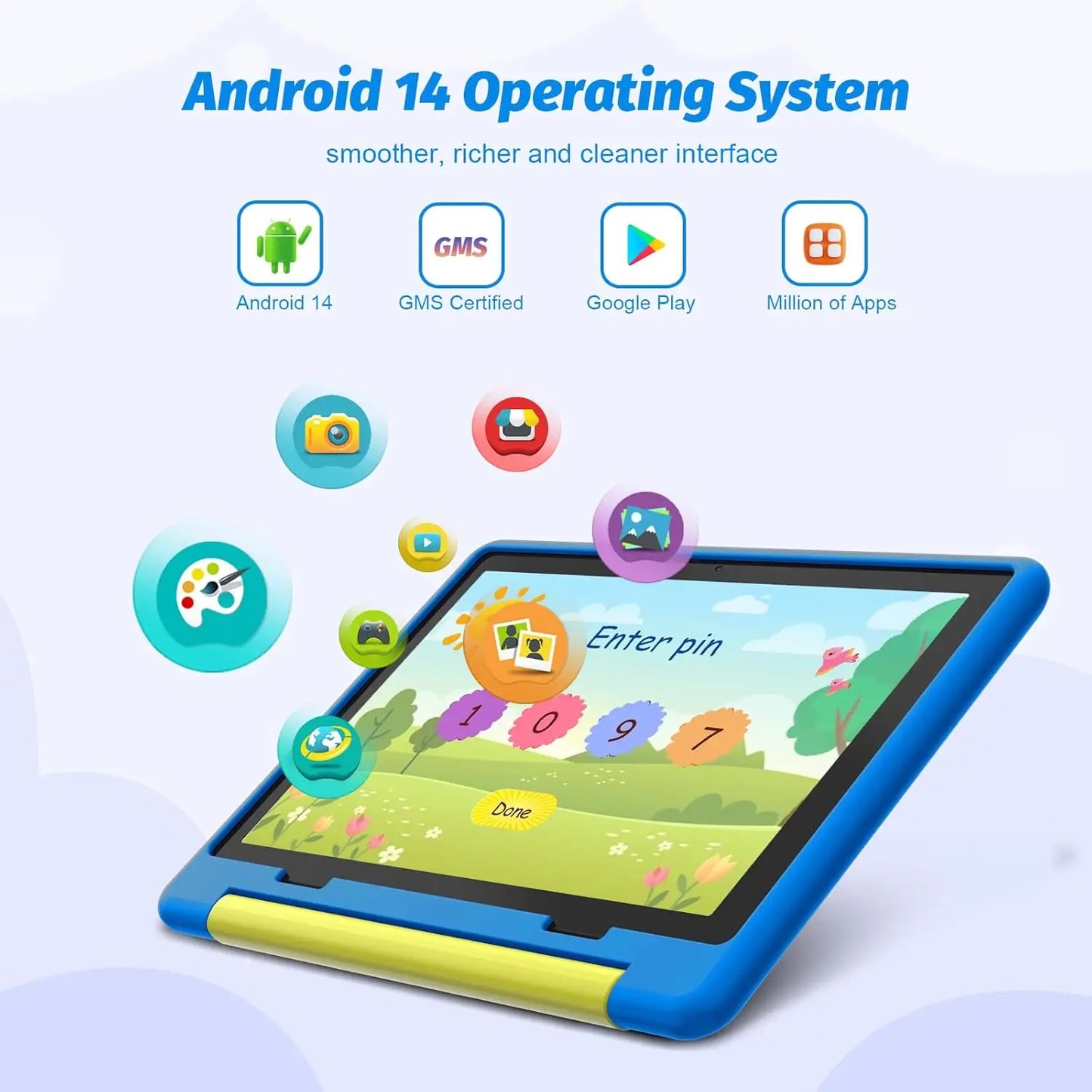 AEEZO Kids Tablet Android Octa Core 8GB RAM 64GB ROM