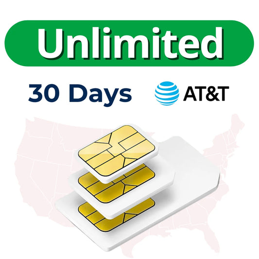 EIOTCLUB Unlimited Data IoT SIM Card USA Coverage 30 Day