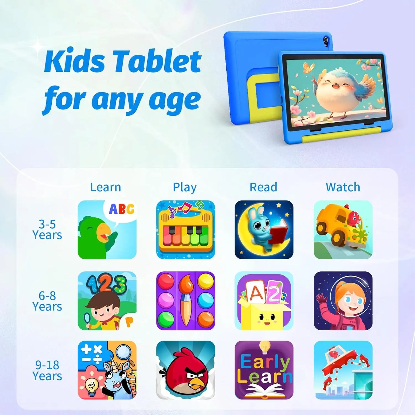AEEZO Kids Tablet Android Octa Core 8GB RAM 64GB ROM