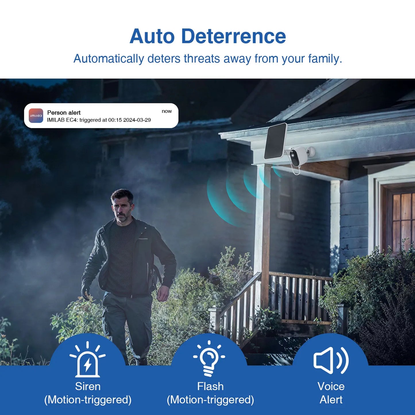 Teck Gadget Imilab Solar Outdoor WiFi Camera 2.5K CCTV