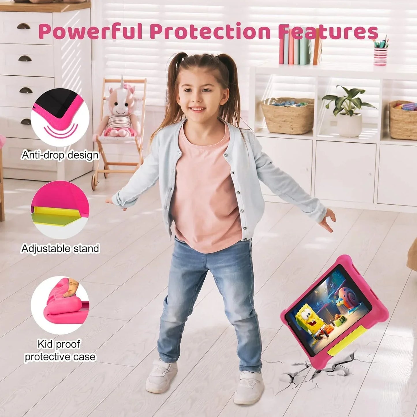 AEEZO-US Kid Tablet Android 5GB RAM 32GB ROM With WiFi