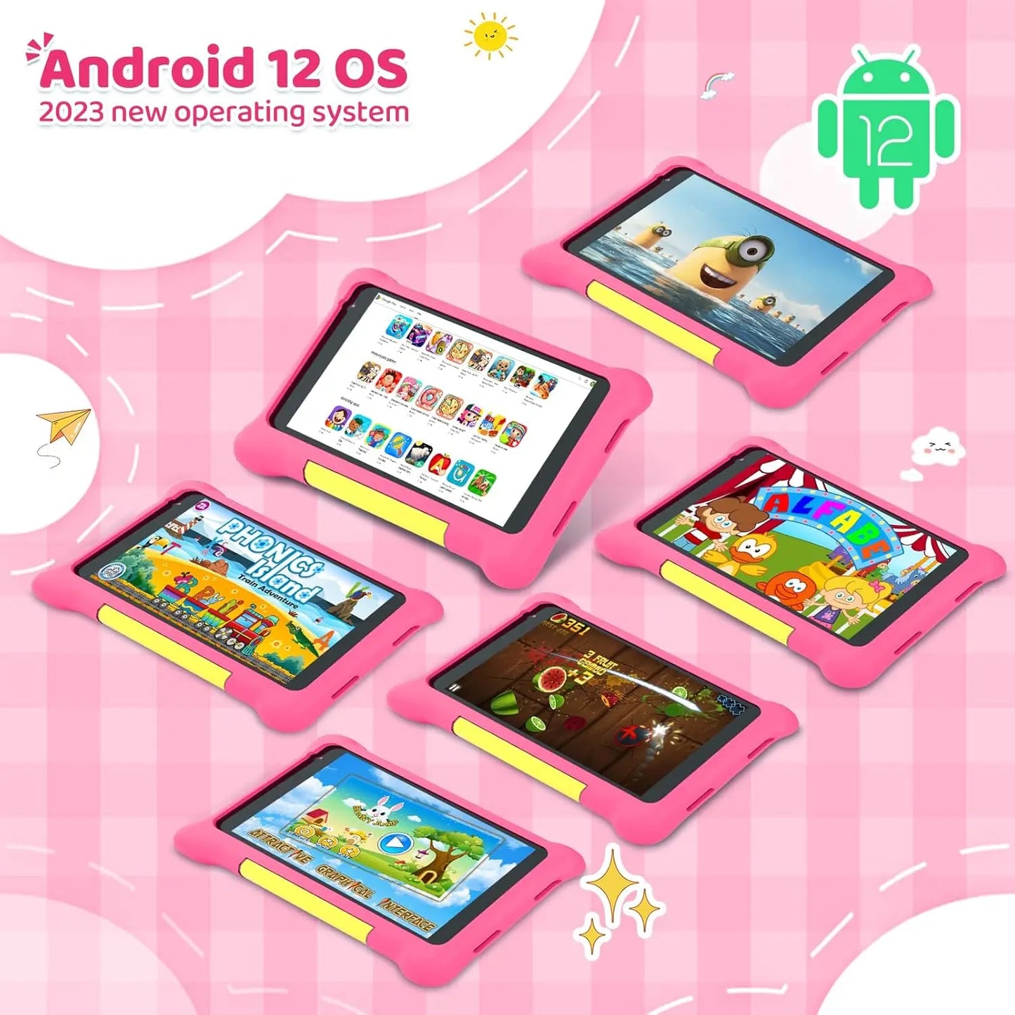 AEEZO-US Kid Tablet Android 5GB RAM 32GB ROM With WiFi