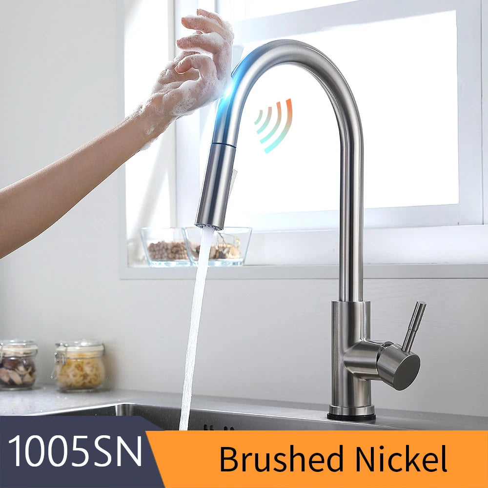 Smart Touch Kitchen Faucet Sensor Water Tap KH1005 Rotating