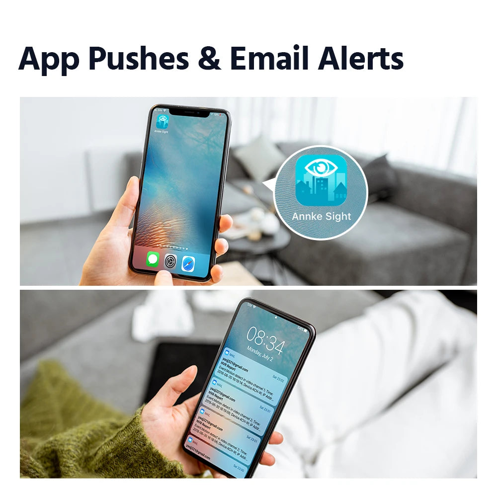 Annke 3MP WiFi CCTV System Kit With 5MP NVR 4 Cameras