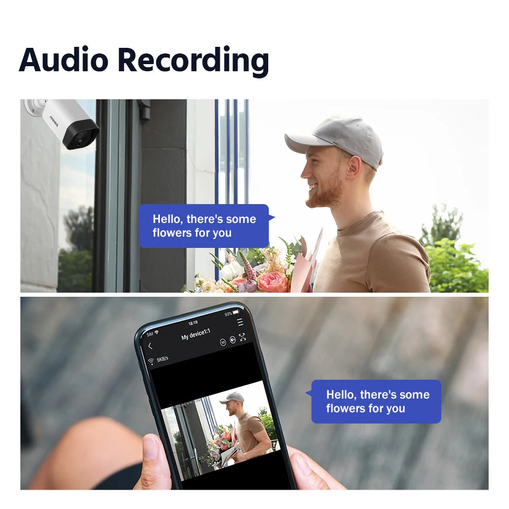 Annke 3MP WiFi CCTV System Kit With 5MP NVR 4 Cameras