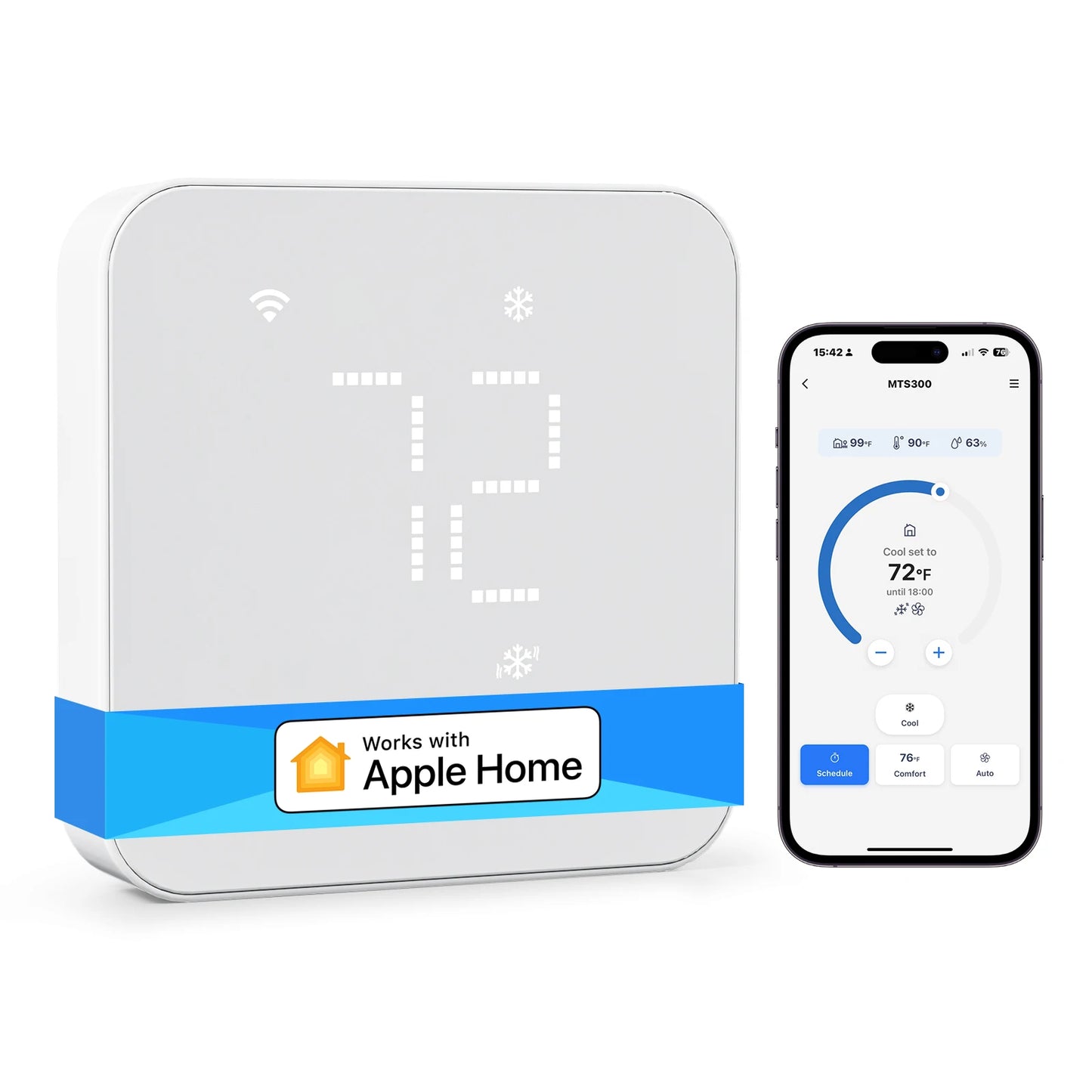 Meross Matter Smart WiFi Thermostat With Alexa And HomeKit
