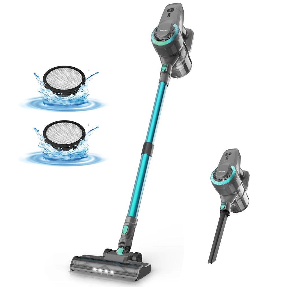 INSE N300 Cordless Upright Vacuum For Carpets And Floors