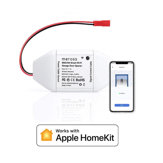Meross HomeKit Smart WiFi Garage Door Opener With Alarm