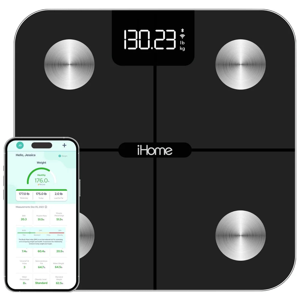 Smart WiFi Digital Body Weight Scale With BMI And 14 Metrics