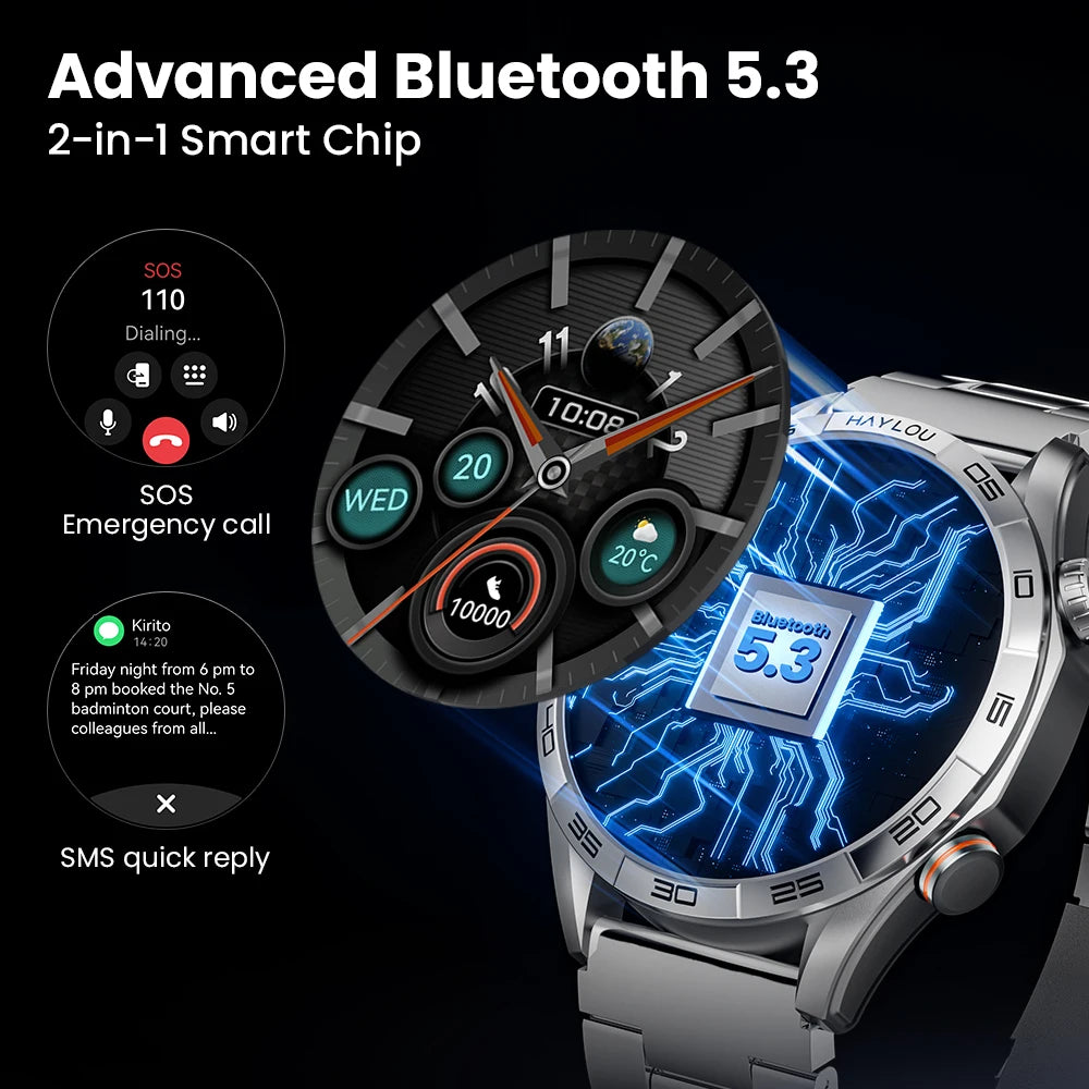 Haylou Solar 5 Smartwatch 1.58 Inch AMOLED Voice Calling
