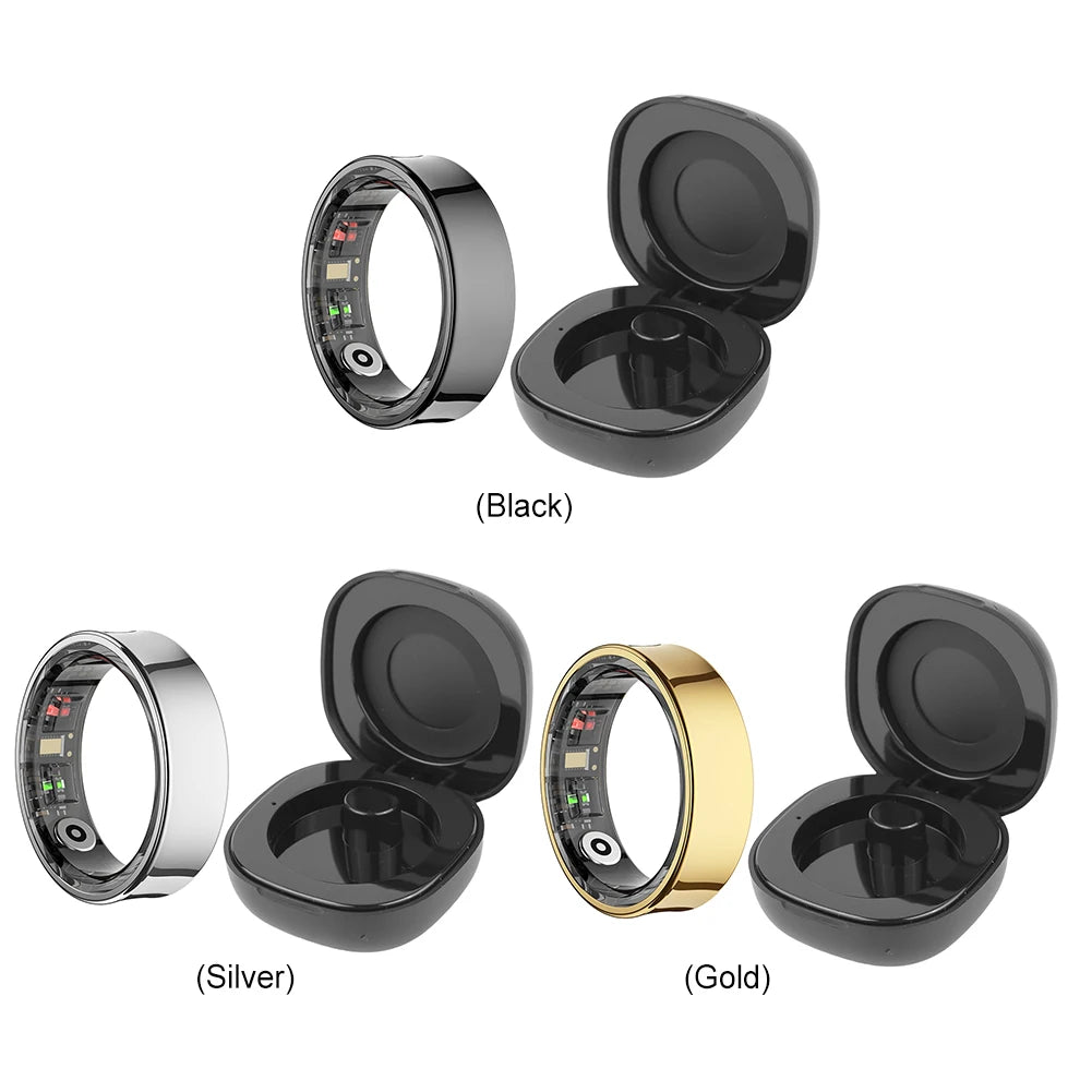 ALLOYSEED R09 Smart Ring Heart Rate Oxygen Sleep Monitor