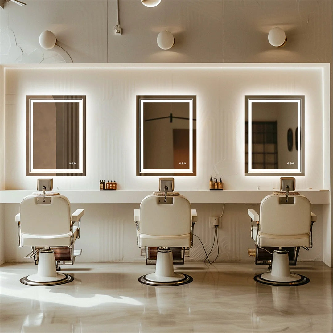 LUVODI Luxury LED Bathroom Mirror IP65 Waterproof Dimmable