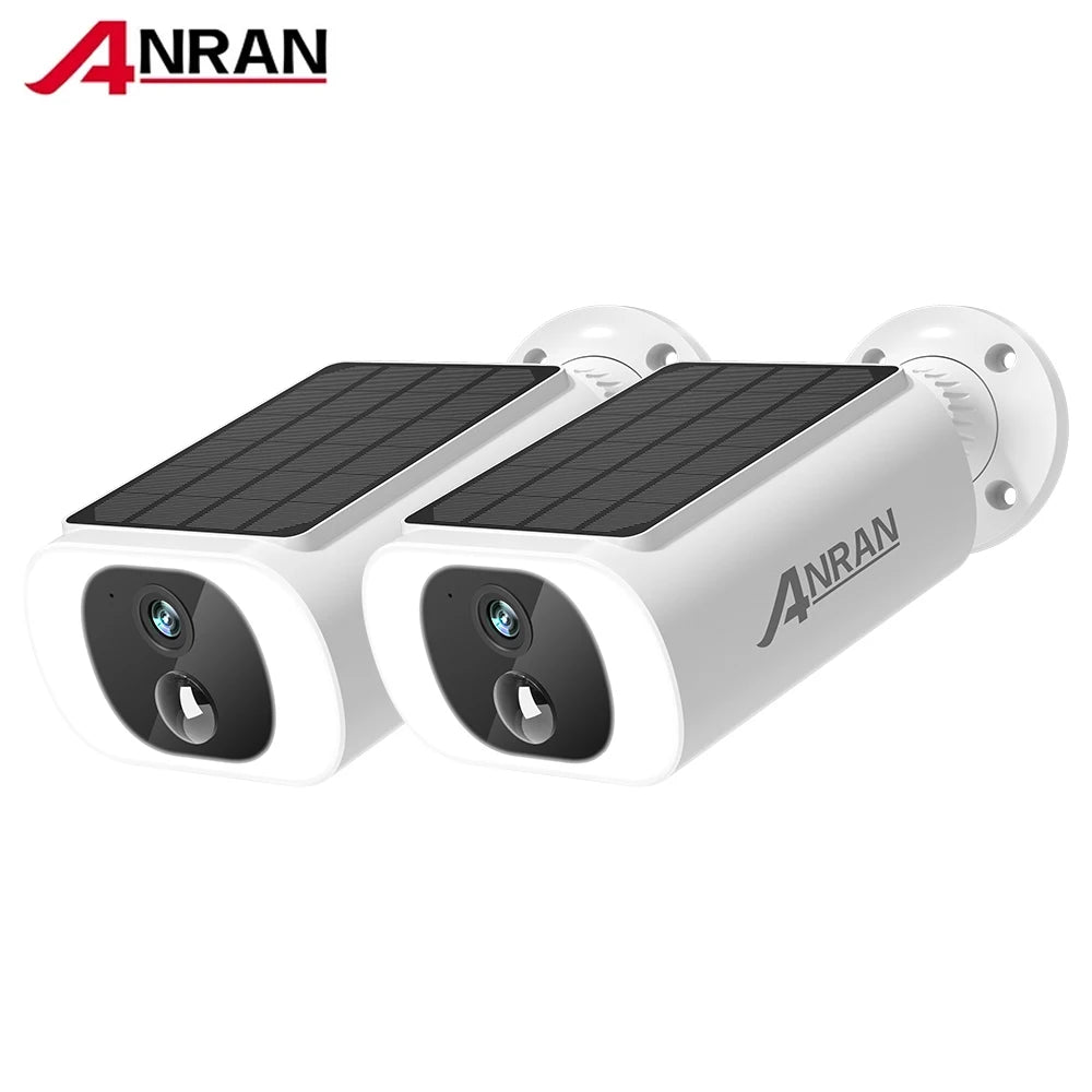 ANRAN Outdoor Wireless Camera 2.4GHz 3MP Solar Floodlight