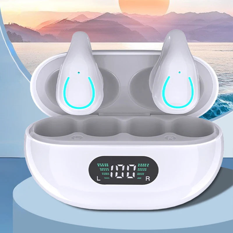 GREATWALL Wireless Earphones Bluetooth 5.3 Low Latency Gaming Microphone