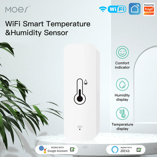 MOES Tuya Smart WiFi Temperature Humidity Sensor Hygrometer