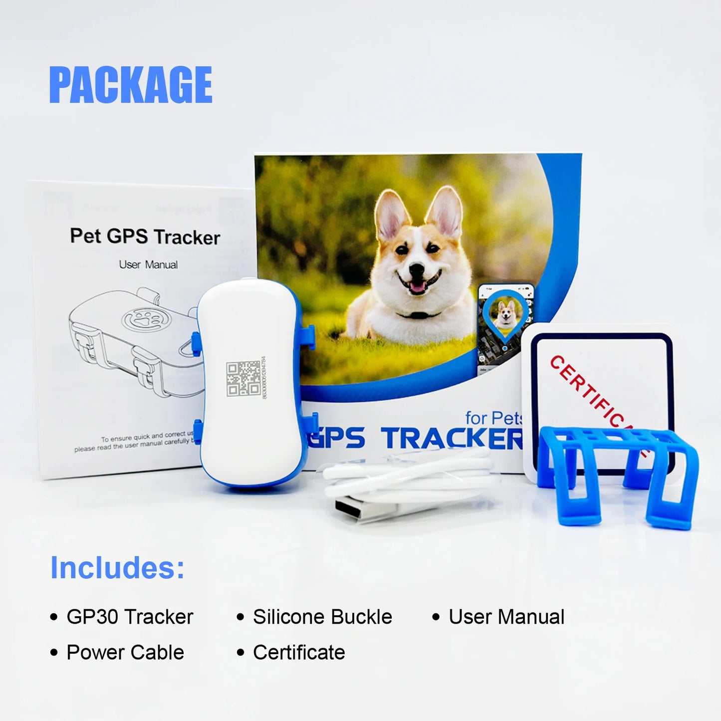 4G GPS Pet Locator Waterproof Tracking Device Free Month