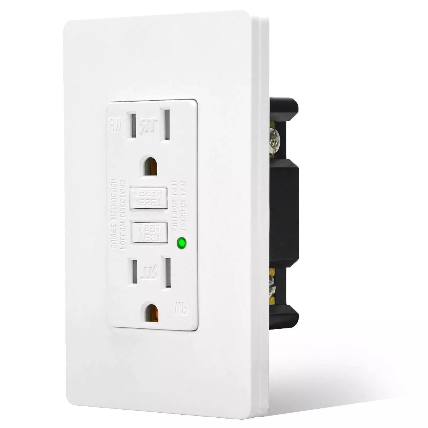 GFCI Weather-Resistant Outlet 15A Tamper-Resistant Wall Socket
