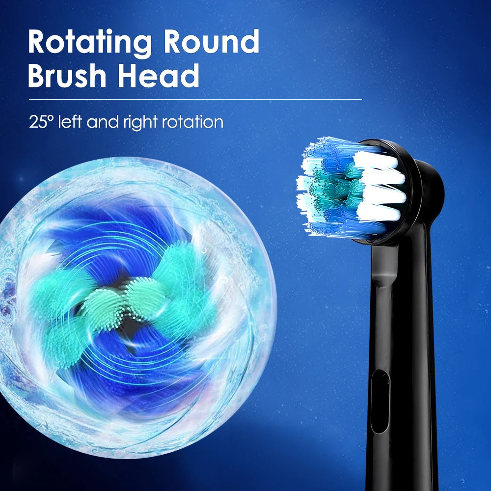 AFDEAL Smart Rotating Electric Toothbrush With 4 Heads