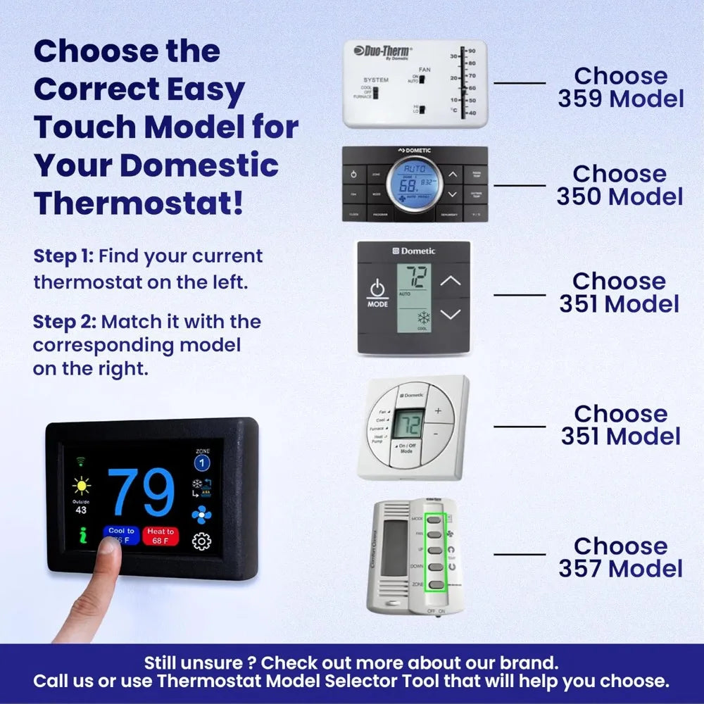 EasyTouch Digital WiFi Bluetooth RV Thermostat Replacement