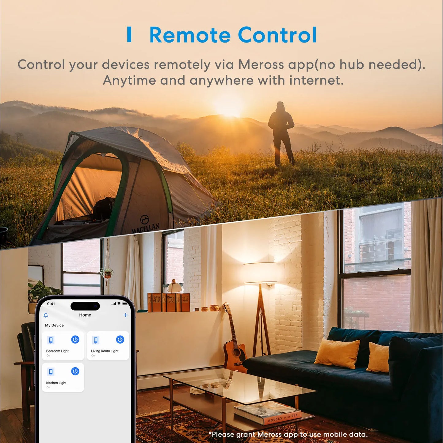 Meross HomeKit WiFi Smart Wall Switch US Standard Alexa