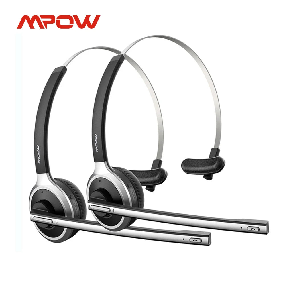 Mpow M5 Bluetooth Headset With Mic For Truck Driver