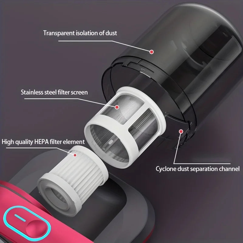 HAOYUNMA Wireless Handheld Vacuum Cleaner Cordless For Pet Hair Removal And Bed Cleaning Powerful