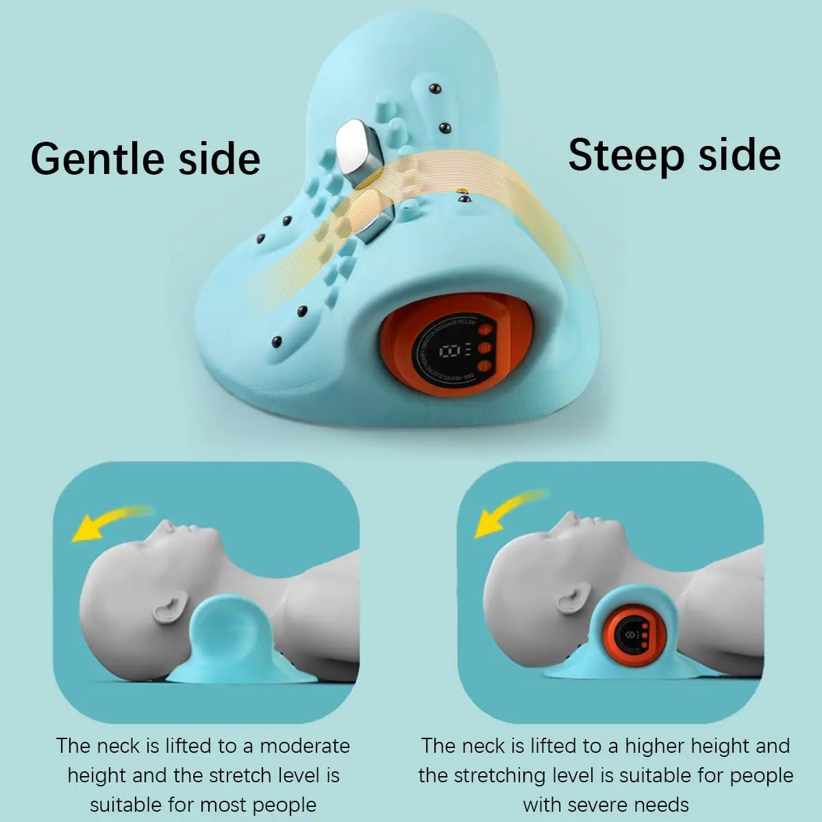 Electric Neck Massager With Finger Pressure And Shoulder Back Massage