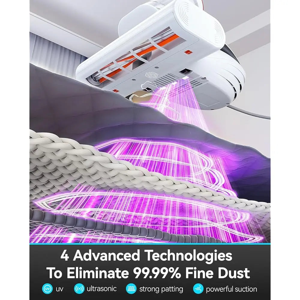 PYLV Mattr Vacuum 450W 16KPa 36000RPM UltrasonicHeating HighSuction DustCup SmartDisplay