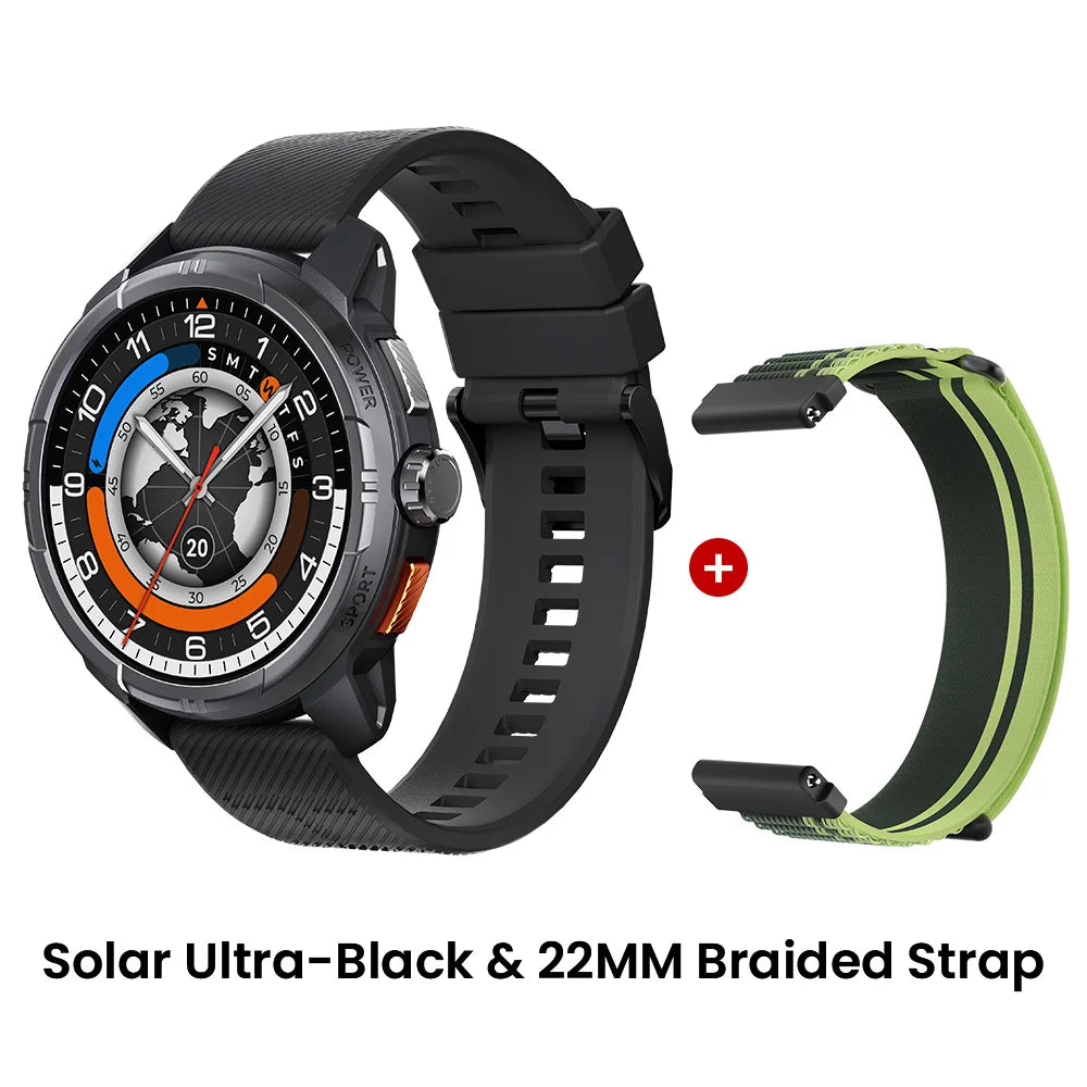 Haylou Solar Ultra GPS Smartwatch 1.6 Inch AMOLED Display