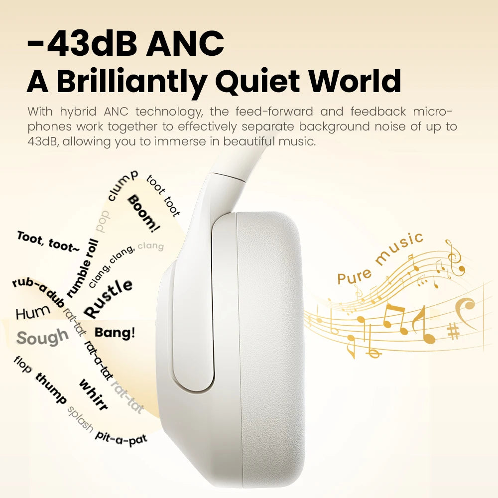 Haylou S30 ANC Wireless Headphones Bluetooth 5.4 HiRes