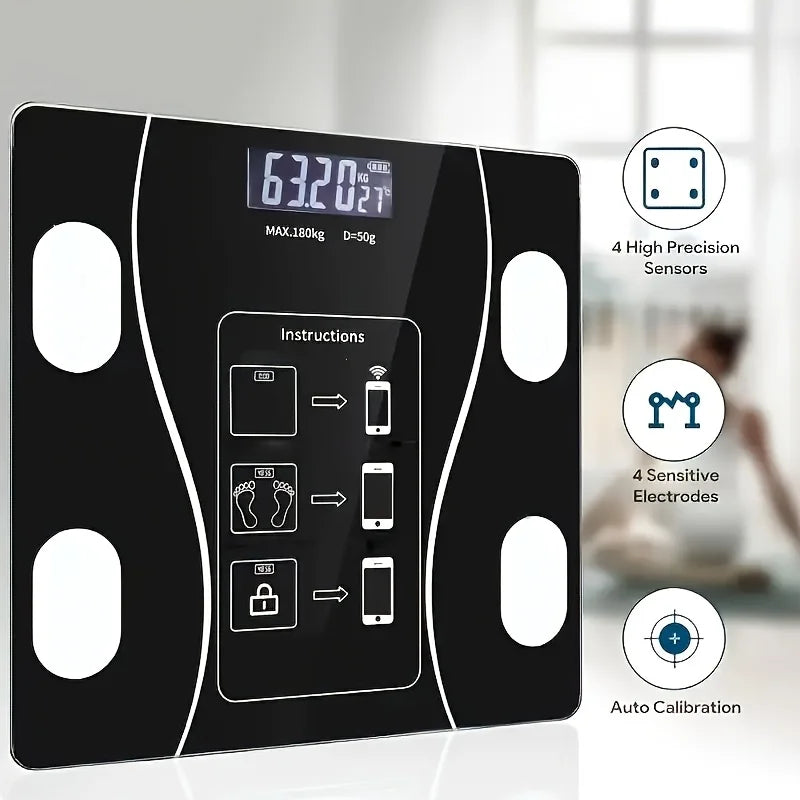 Intelligent Digital Body Scale Backlit Display 400 Pounds