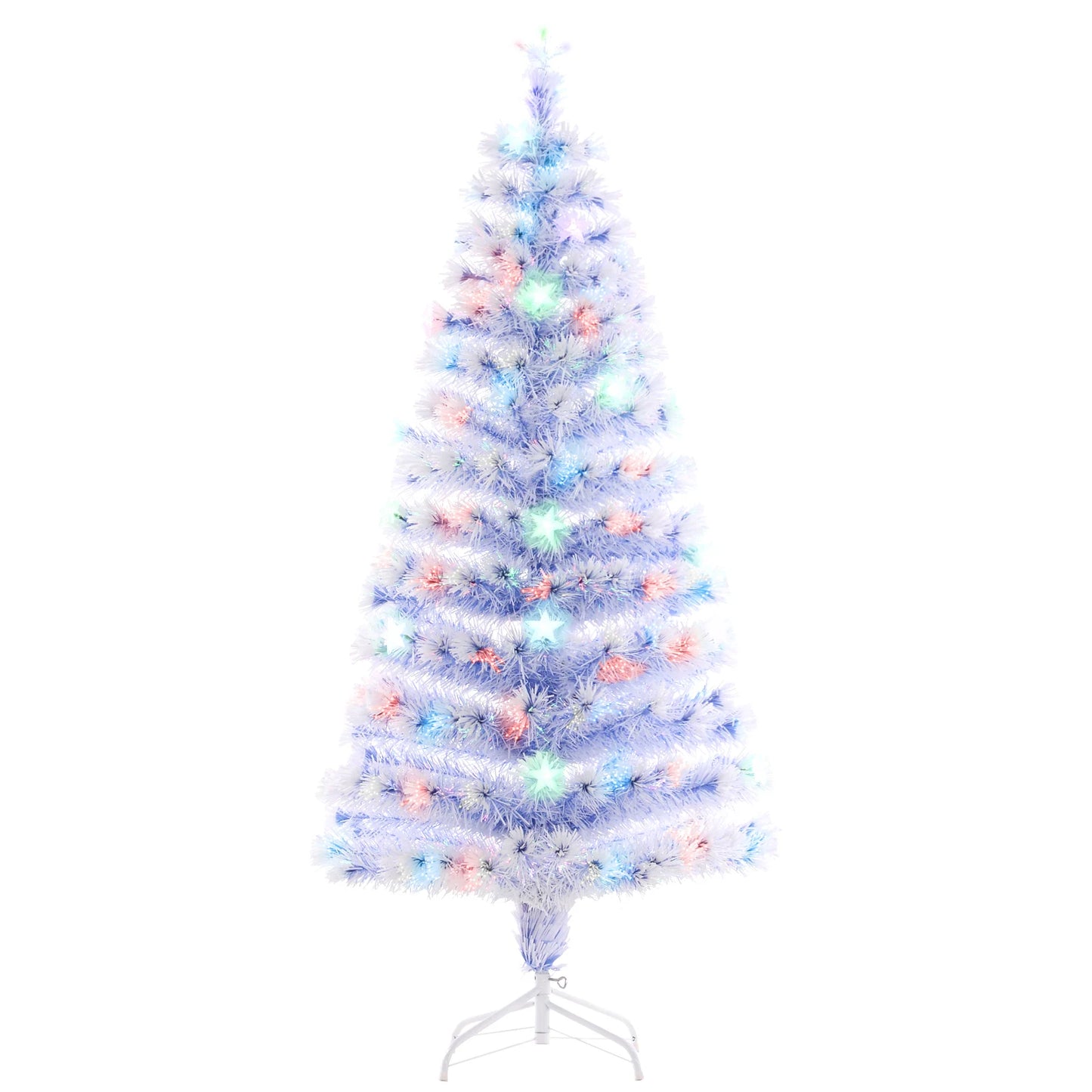 Pre Lit Fiber Optic Artificial Christmas Tree With LED Star Lights
