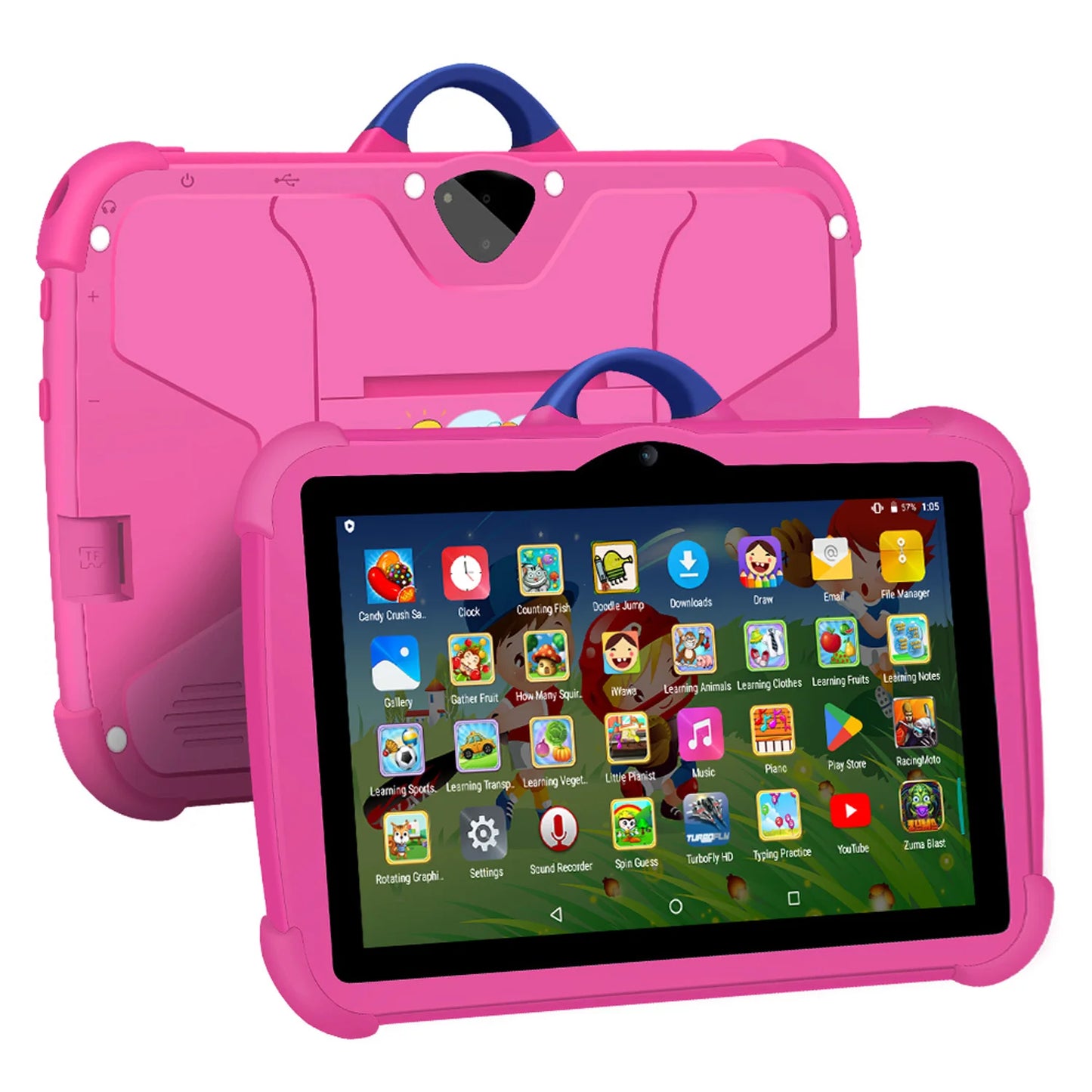 BDF Kids Tablet Quad Core Android Education 4GB RAM 64GB