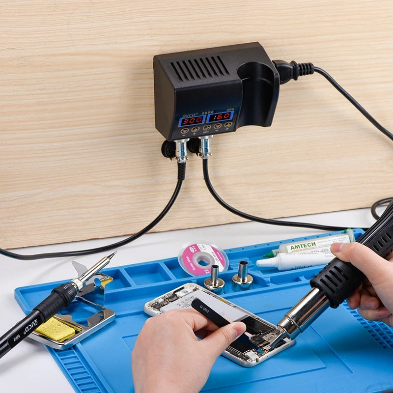 JCD 8898 750W Soldering Station 2 In 1 LCD Display
