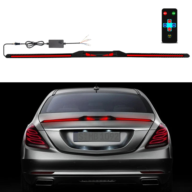 Dynamic Car Spoiler Brake Light Strip 50 Inch Universal