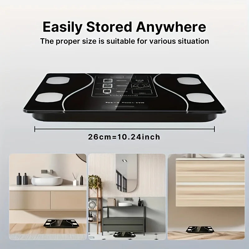Intelligent Digital Body Scale Backlit Display 400 Pounds
