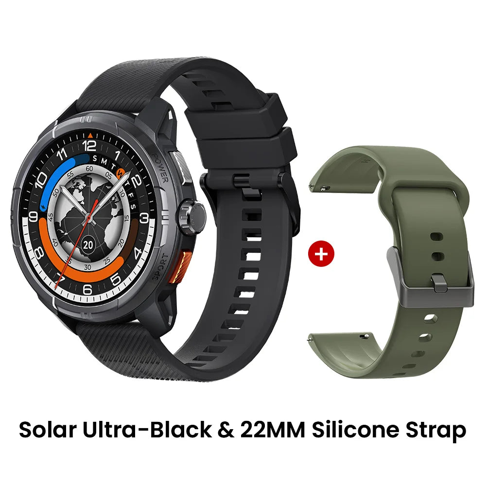 Haylou Solar Ultra GPS Smartwatch 1.6 Inch AMOLED Display