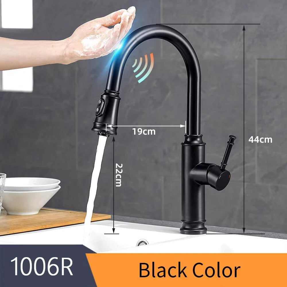 Smart Touch Kitchen Faucet Sensor Water Tap KH1005 Rotating