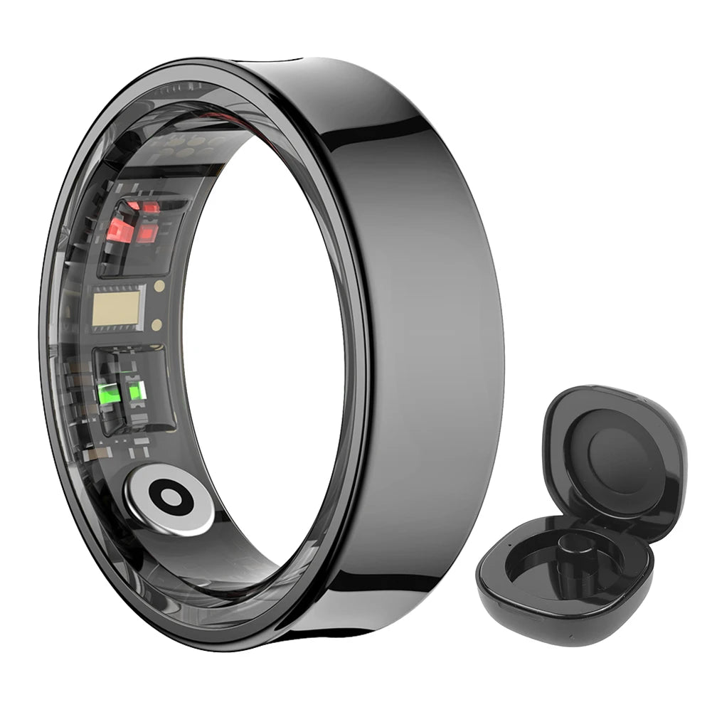 ALLOYSEED R09 Smart Ring Heart Rate Oxygen Sleep Monitor