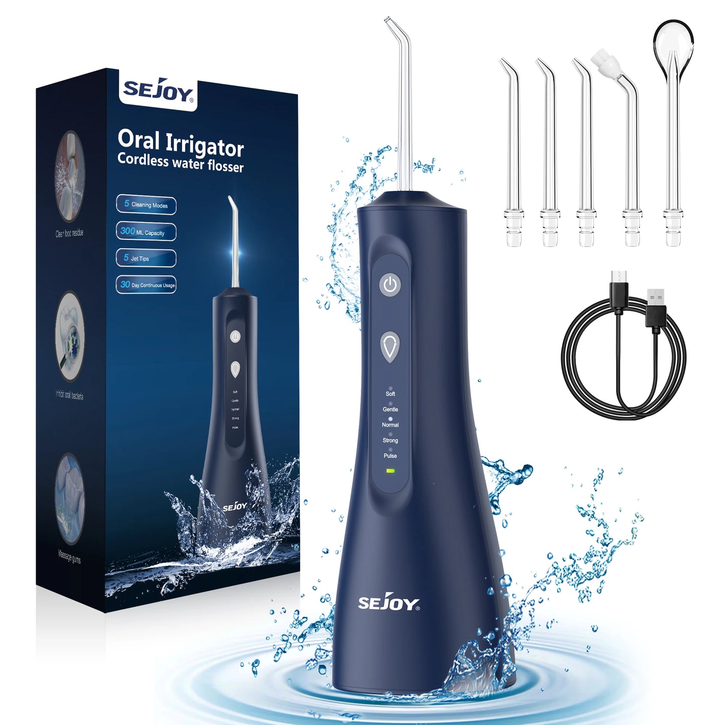 SEJOY Water Flosser Professional For Teeth Gums Braces